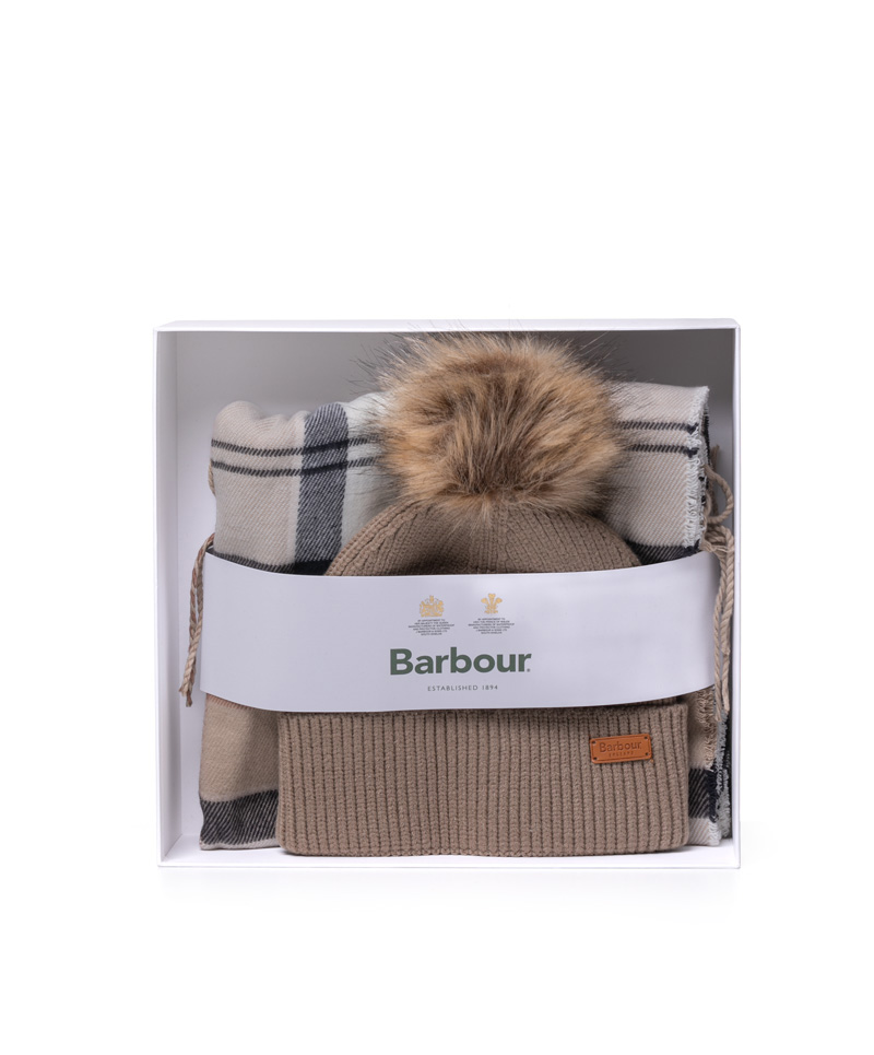 BARBOUR GIFT BOX - CUFFIA E SCIARPA BADLGS0054 RSA-1