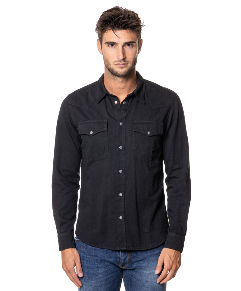 OFFICINA36 CAMICIA OF3102BUDDY NER-1