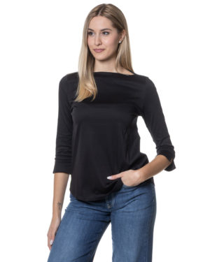 A-ROVESCIO T-SHIRT RVD9404 NER-3