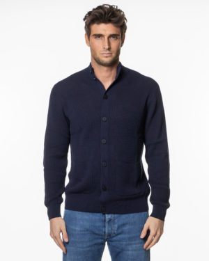 BALLANTYNE CARDIGAN BY2BK12612C84 BLU-1