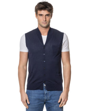 BALLANTYNE GILET BYB2S01118C23 BLU-1