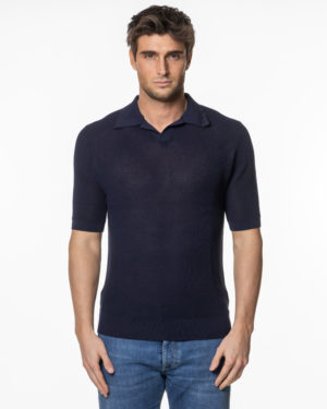 BALLANTYNE POLO BYB2W22012CA8 BLU-1