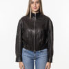 DONDUP BOMBER PELLE DUDJ668PL0569 NER-1