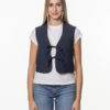 FRONT STREET 8 GILET GHD34228 BLU-1