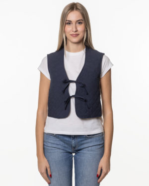 FRONT STREET 8 GILET GHD34228 BLU-1