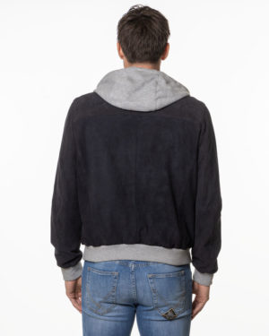 GIMO'S BOMBER PELLE GS105050 BLU-2