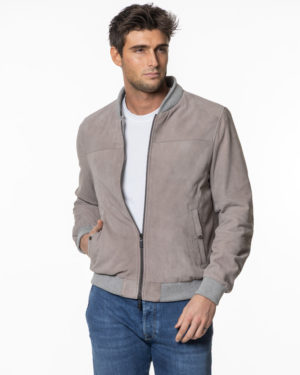 GIMO'S BOMBER PELLE GS105050 GRI-3
