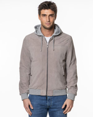 GIMO'S BOMBER PELLE GS105050 GRI-1