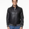GIMO'S GIUBBINO PELLE GS104067L NER-1