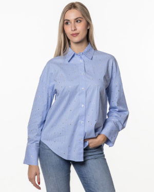 LIU JO CAMICIA LJCA5298T2946 BLU-3