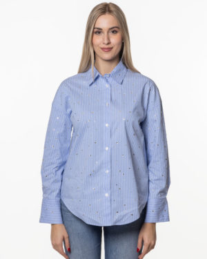 LIU JO CAMICIA LJCA5298T2946 BLU-1