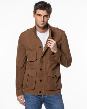 LUBIAM FIELD JACKET IN  PELLE LU918949168 UNI-3