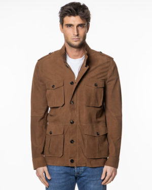 LUBIAM FIELD JACKET IN  PELLE LU918949168 UNI-1