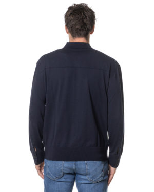 PAOLO PECORA CARDIGAN PPA014F100 BLU-2