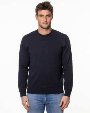 PAOLO PECORA MAGLIA PPA001F100N BLU-1