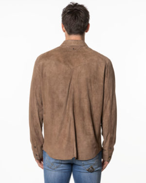 SALVATORE SANTORO CAMICIA PELLE SS48571 BIS-2