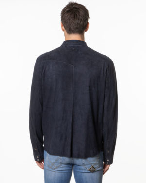 SALVATORE SANTORO CAMICIA PELLE SS48571 BLN-2