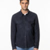 SALVATORE SANTORO CAMICIA PELLE SS48571 BLN-1