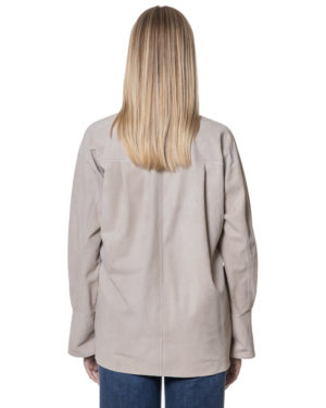 SALVATORE SANTORO OVERSHIRT PELLE SSD48022 AVO-2