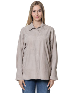 SALVATORE SANTORO OVERSHIRT PELLE SSD48022 AVO-1
