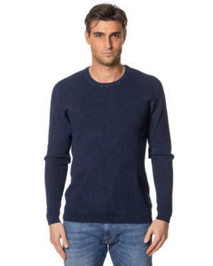 A-ROVESCIO MAGLIA REVERSIBILE RV5006 BLU-1