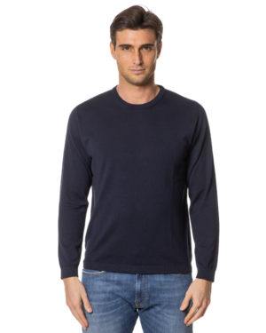 A-ROVESCIO MAGLIA RV5401 BLU-1