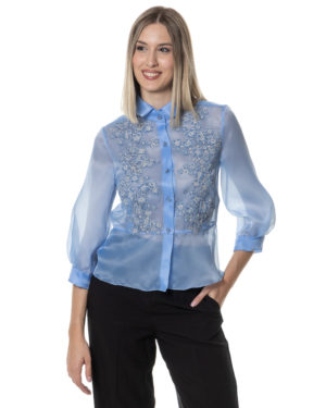 ADA SORRENTINO CAMICIA MOSS151 AZZ-3