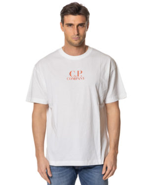 C.P. COMPANY T-SHIRT CPTS141A005100W BIA-1