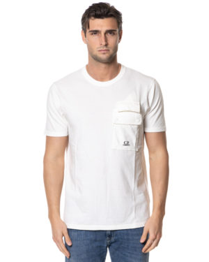C.P. COMPANY T-SHIRT CPTS211A005697G BIA-1