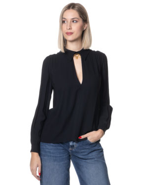 ELISABETTA FRANCHI CAMICIA CBCA01441E2 NER-3