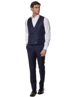 GABRIELE PASINI GILET PS105200512 BLU-3