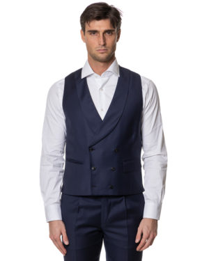 GABRIELE PASINI GILET PS105200512 BLU-1