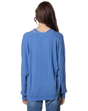LIU JO MAGLIA LJWA5056MS64J BLU-2