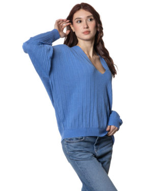 LIU JO MAGLIA LJWA5056MS64J BLU-3