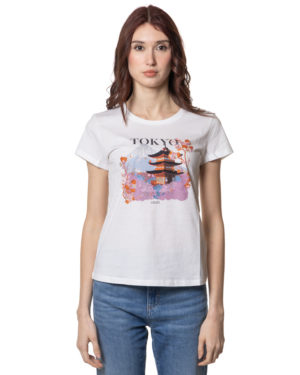 LIU JO T-SHIRT LJWA5239JS923 BIA-1