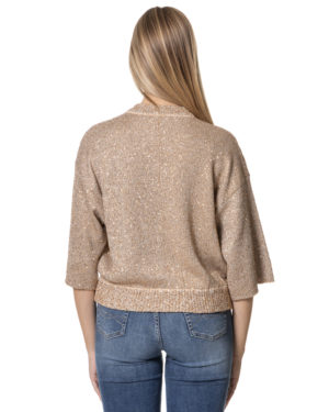 NUDE CARDIGAN NU5048 ORO-2