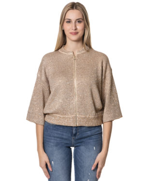 NUDE CARDIGAN NU5048 ORO-1