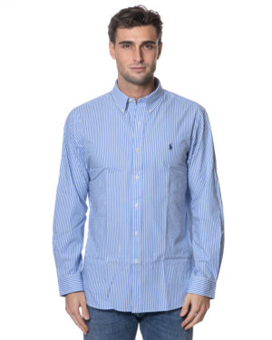 POLO RALPH LAUREN CAMICIA RL929346 BLU-1
