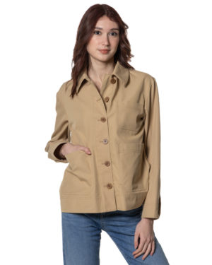 SKILLS&GENES OVERSHIRT SKDGIADA662W619 BEI-3