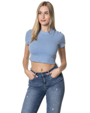 TOMMY HILFIGER T-SHIRT THD20329 BLU-3