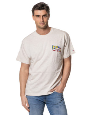 TOMMY HILFIGER T-SHIRT TH20350 BEI-3