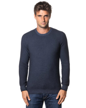 A-ROVESCIO MAGLIA RV102802 BLU-1