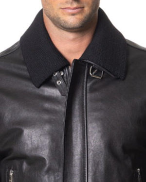 DONDUP GIUBBINO PELLE DUJ976PL0392 NER-4