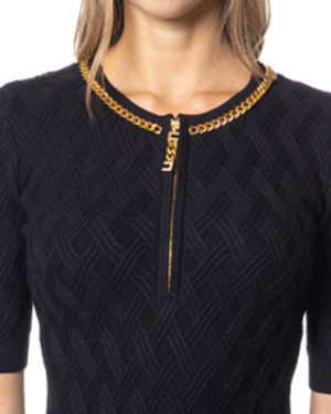 ELISABETTA FRANCHI ABITO CBAM20B56E2 NER-4