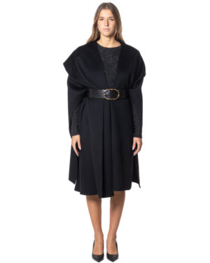 ELISABETTA FRANCHI MANTELLA CBCP67D56E2 NER-1
