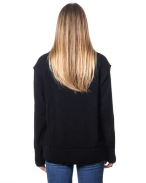 FEDERICO CINA MAXI CARDIGAN FCDCOKCR0501C NER-2