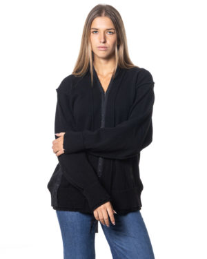FEDERICO CINA MAXI CARDIGAN FCDCOKCR0501C NER-3