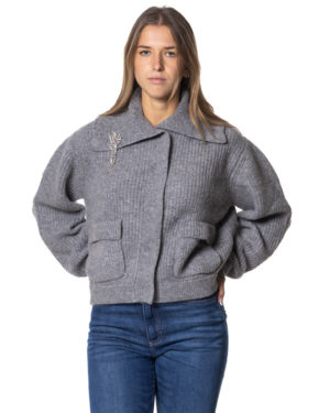 LIU JO CARDIGAN LJCF5001MA74Q GRI-3