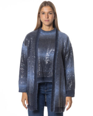 LIU JO CARDIGAN LJMF5248MA14R BLU-1