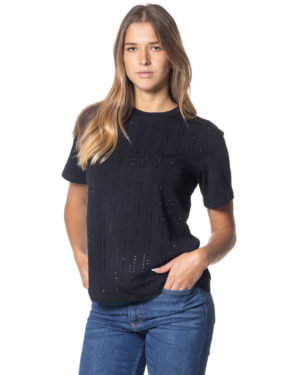 LIU JO T-SHIRT LJCF5072JS088 NER-3